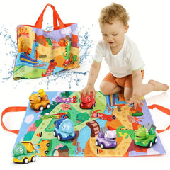 6-Piece Dinosaur Cars Set for 2-Year-Olds