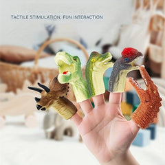 Dinosaur Finger Covers Animal Finger Puppets Dinosaur Toys