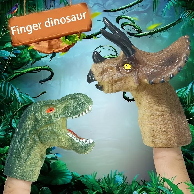 Dinosaur Finger Covers Animal Finger Puppets Dinosaur Toys