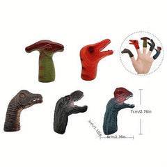 Dinosaur Finger Covers Animal Finger Puppets Dinosaur Toys