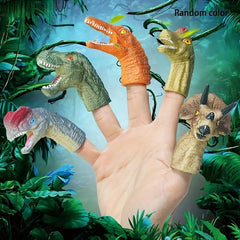 Dinosaur Finger Covers Animal Finger Puppets Dinosaur Toys