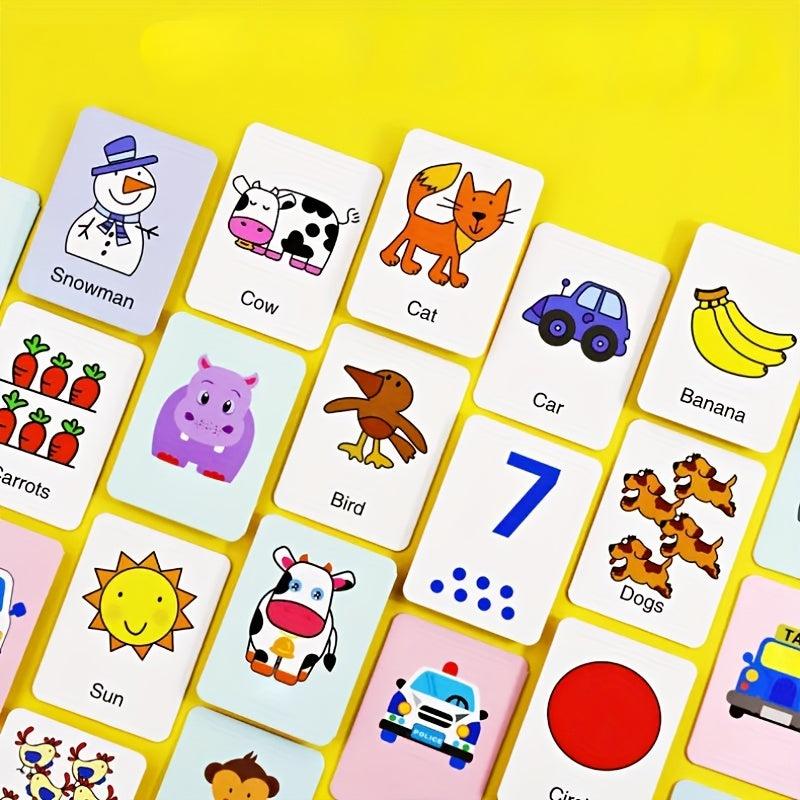 Montessori Educational Toys Animal Fruit Matching Card Games