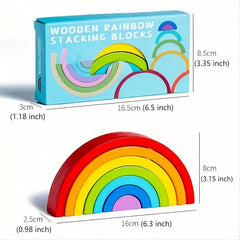 Rainbow Stick Montessori Toy Enhance Child's Skills