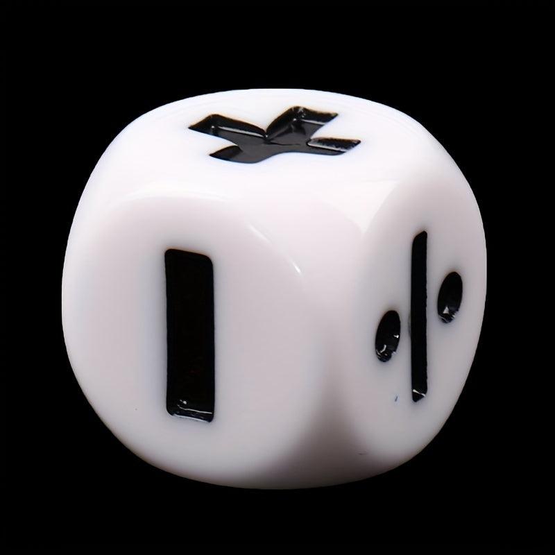 6pcs Math Symbol Dice Operation Props