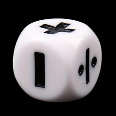 6pcs Math Symbol Dice Operation Props