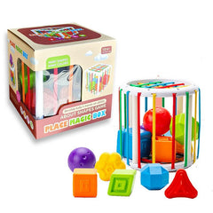 Montessori Shape Sorter Sensory Bin Toy for Baby 1 Year Old