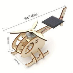 DIY Solar Helicopter Model Kit for Kids 7-14 Years Old