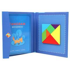 Kindergarten Wooden Puzzle Toys, Magnetic 7 piece Puzzle