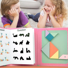 Kindergarten Wooden Puzzle Toys, Magnetic 7 piece Puzzle