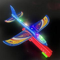 Kids' Ejection Airplane Glitter Foam Toy