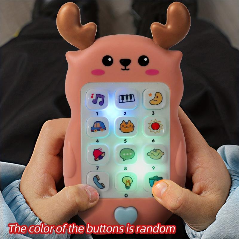 Deer Sound and Light Mobile Toy for Early Children's Education