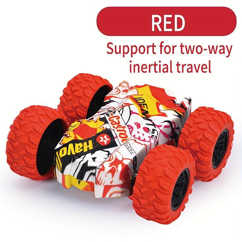 Double Sided Inertial 4WD Car Drop Resistant Small Toy