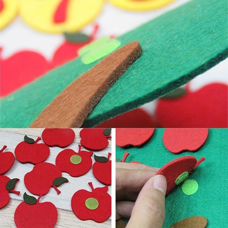Toddler Math Skills Felt Board - Educational Toy for Counting & Sorting