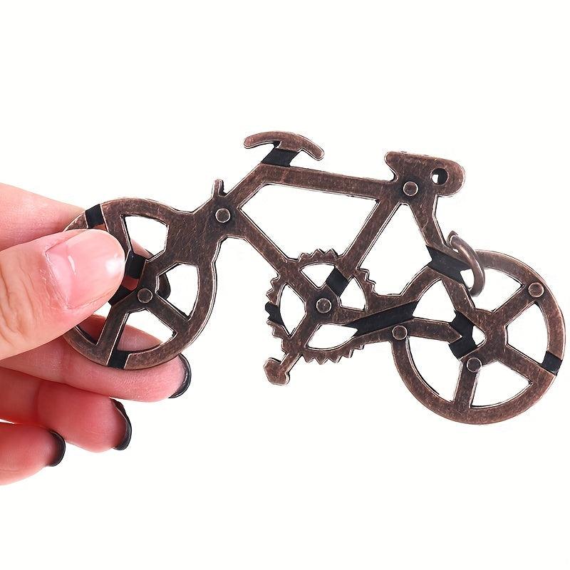 Bicycle Lock Brain Teaser Puzzle Toy for Adults and Teens