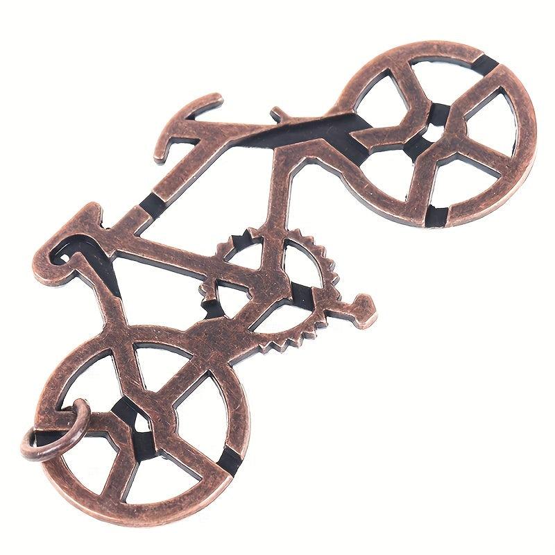 Bicycle Lock Brain Teaser Puzzle Toy for Adults and Teens