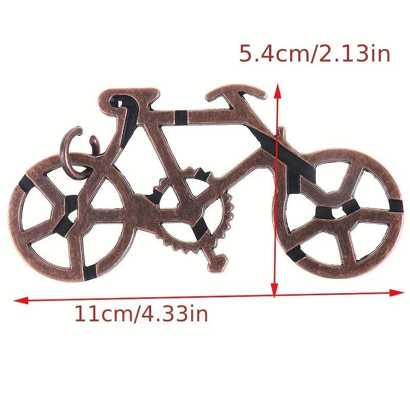 Bicycle Lock Brain Teaser Puzzle Toy for Adults and Teens