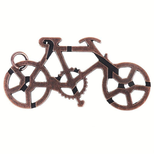 Bicycle Lock Brain Teaser Puzzle Toy for Adults and Teens