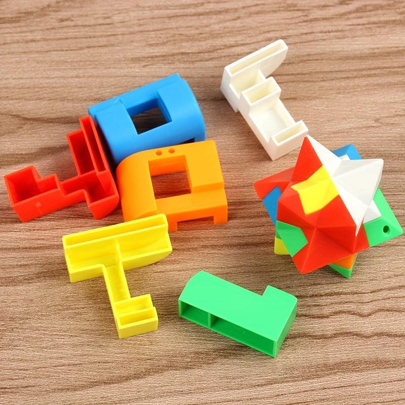 Luban Lock Puzzle Building Block Ball Intelligence Toy