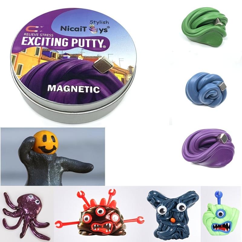 Magnetic Plasticine Magnet Bouncing Mud