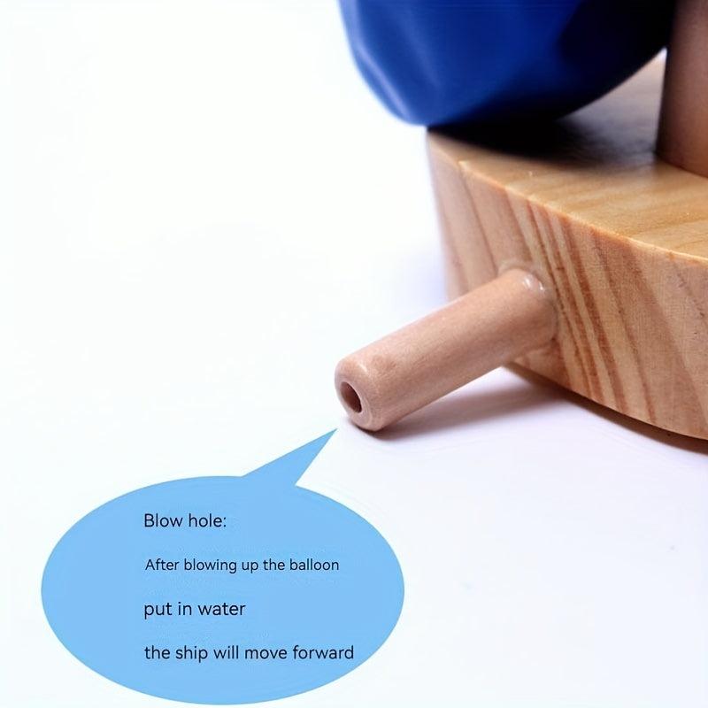Wooden Boats Balloon Boats Wooden Power Boats Science Education