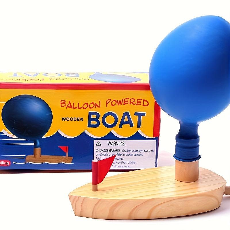 Wooden Boats Balloon Boats Wooden Power Boats Science Education