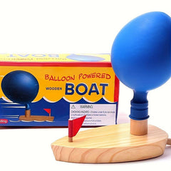 Wooden Boats Balloon Boats Wooden Power Boats Science Education