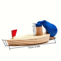 Wooden Boats Balloon Boats Wooden Power Boats Science Education