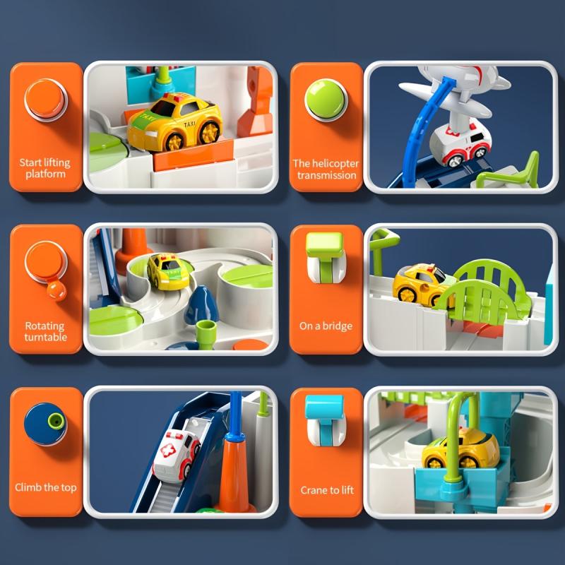 Car Rescue Adventure Toys for Boys Age 3 - Educational Car Game