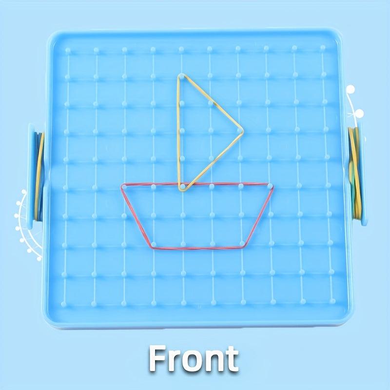 Double Sided Recognition Geometric Graphic Nail Board for Students