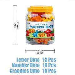 Dino Letter Matching Educational Toy