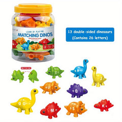 Dino Letter Matching Educational Toy