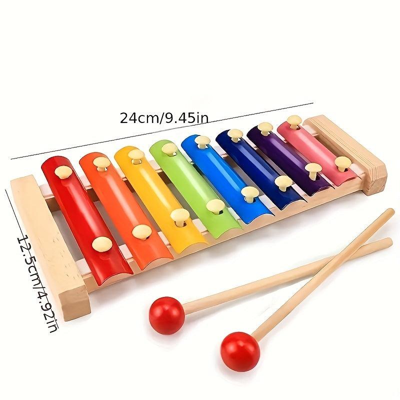 Wooden Educational Building Blocks for Toddlers - Musical Instruments and Toys