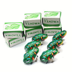 Big Tin Frog Nostalgic Toy Gift Chain Tin Frog Toy Gift