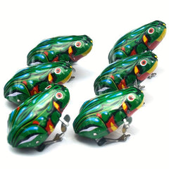 Big Tin Frog Nostalgic Toy Gift Chain Tin Frog Toy Gift