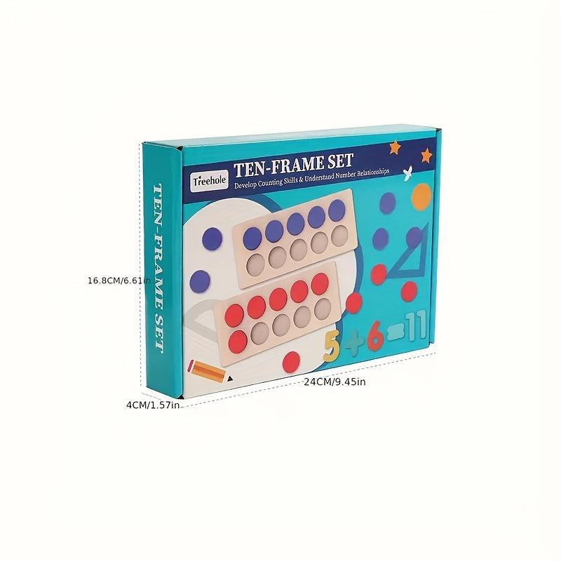 Interactive Ten Frame Set for Kids Math Skills