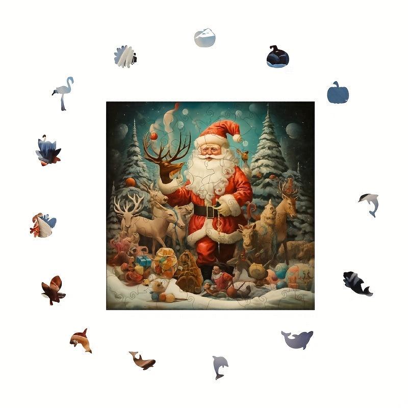 Animal Shaped Wooden Puzzles - Perfect Christmas Gift
