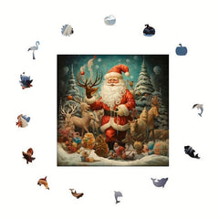Animal Shaped Wooden Puzzles - Perfect Christmas Gift