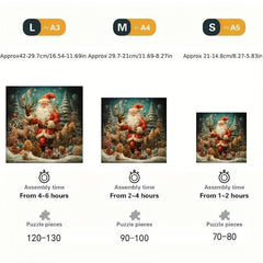 Animal Shaped Wooden Puzzles - Perfect Christmas Gift