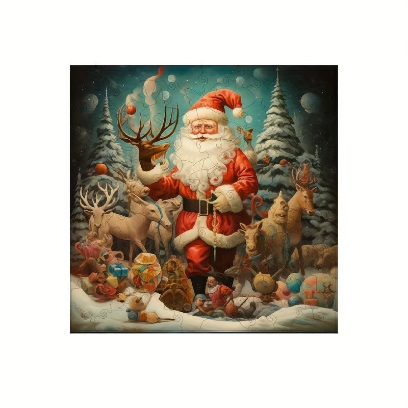 Animal Shaped Wooden Puzzles - Perfect Christmas Gift