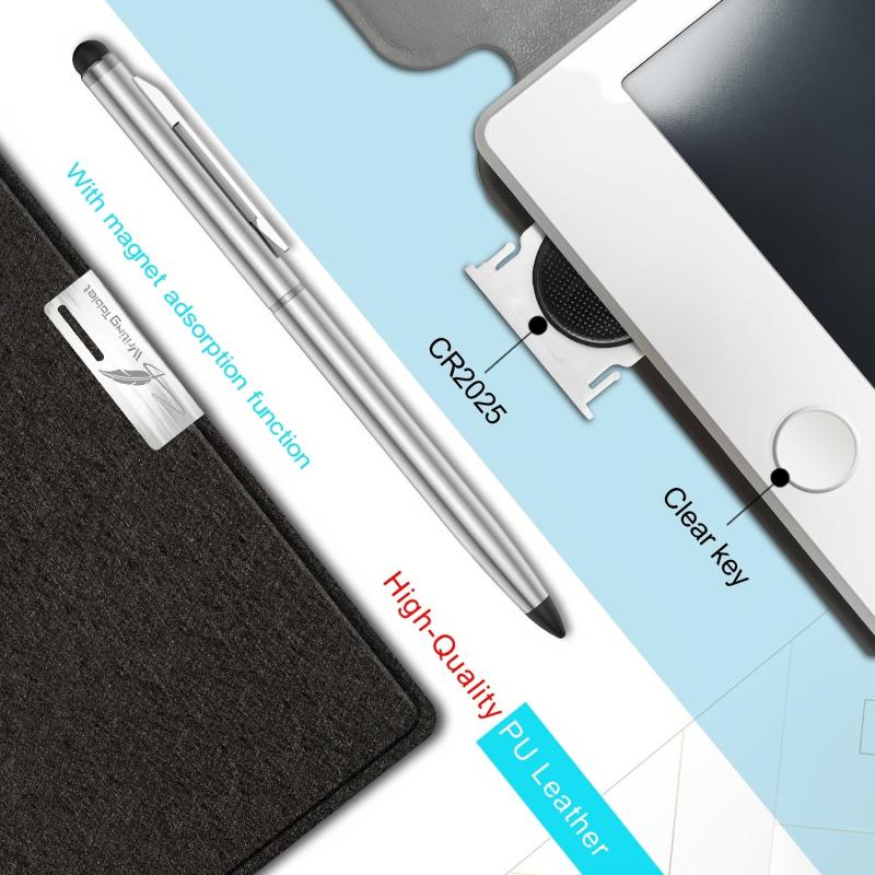 LCD Writing Tablet Digital Drawing Board With Leather Case for School & Office