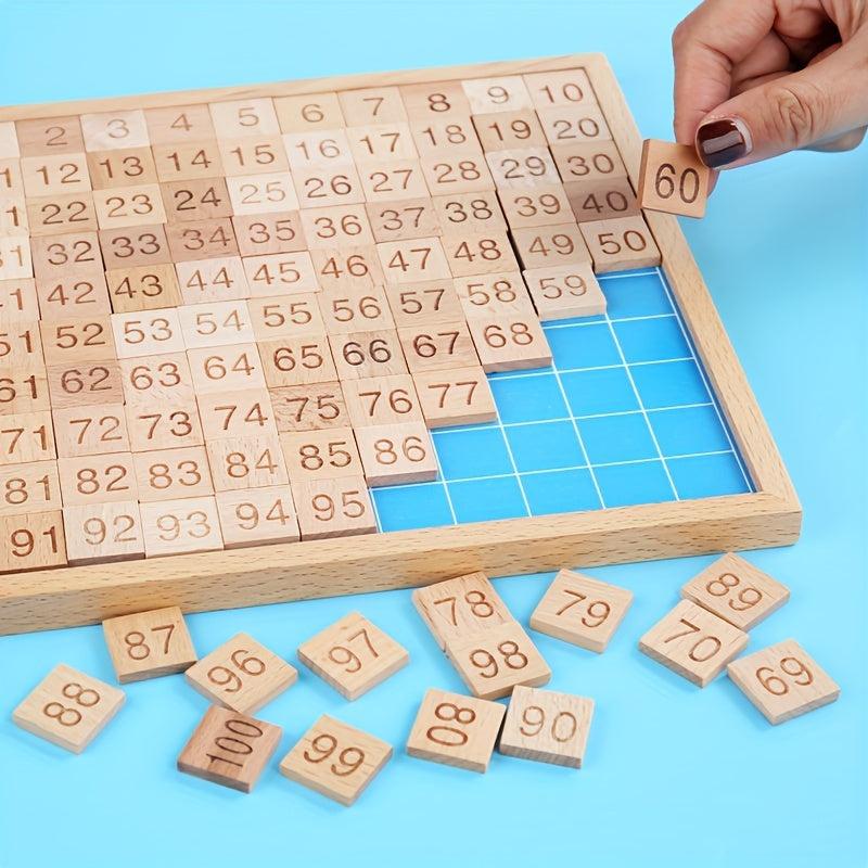 Wooden Cognitive Board Montessori Math Toys for Kids