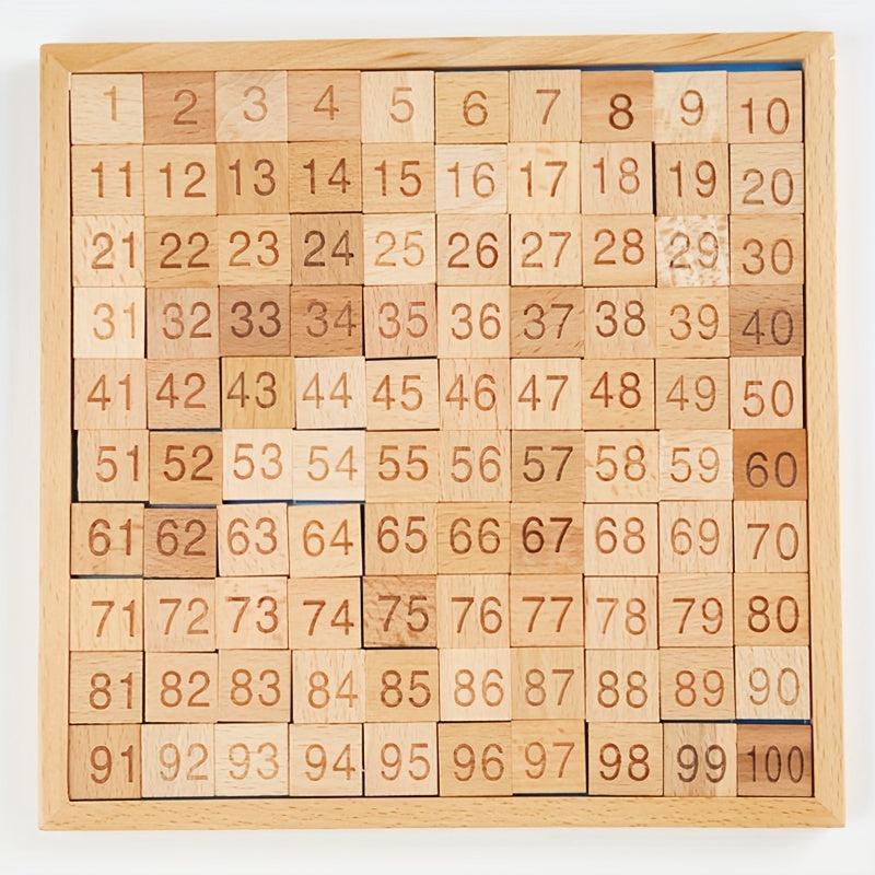 Wooden Cognitive Board Montessori Math Toys for Kids