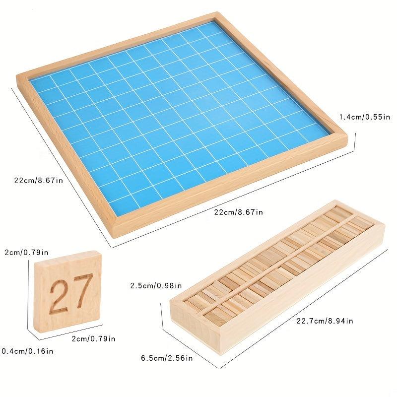 Wooden Cognitive Board Montessori Math Toys for Kids