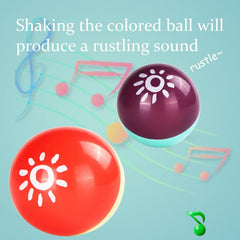 Infant Toys Puzzle Early Education Baby Track Ball Rotation Happy