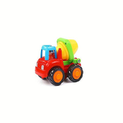 Friction Power Car Push And Go Tractor Bulldozer Cement Mixer Toys