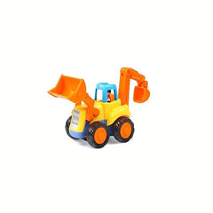Friction Power Car Push And Go Tractor Bulldozer Cement Mixer Toys