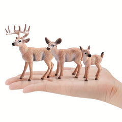 Christmas Deer Reindeer Animal Ornaments Set