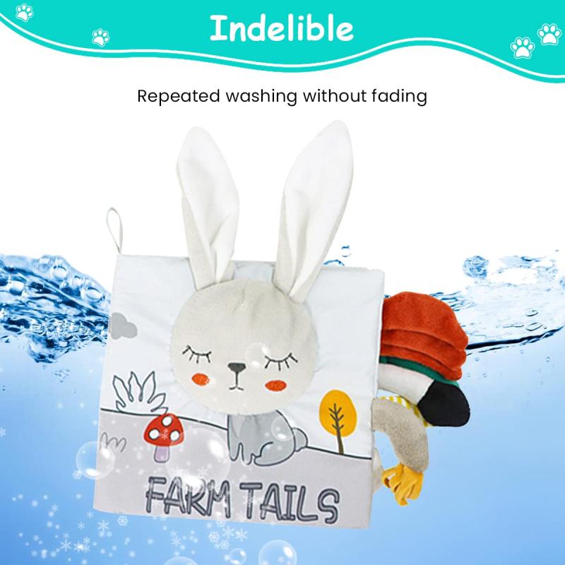 Cartoon Bunny Cloth Books For Babies - Soft Books for Babies