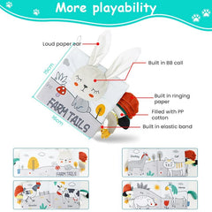 Cartoon Bunny Cloth Books For Babies - Soft Books for Babies