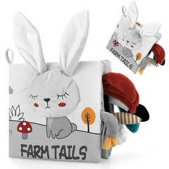 Cartoon Bunny Cloth Books For Babies - Soft Books for Babies